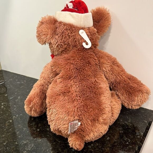 Gund Bear Vintage Plush Christmas Pals Large 16” Stuffed Animal Xmas Tr… - Picture 3 of 6